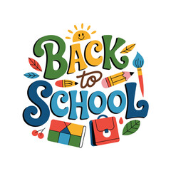 Back to School t-shirt design vector Art & Illustration