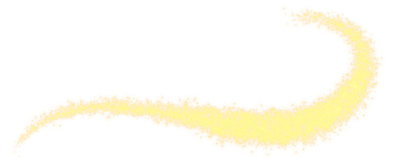 Glittering vector dust on a transparent background. Golden sparkling lights. Christmas Holiday glow particle. Magic star effect. Shine background. Festive party design. PNG image	
