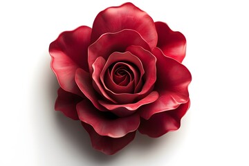 Fototapeta premium Close-up of a beautiful pink rose with delicate petals, detailed floral macro, nature elegance, romantic flower, soft lighting