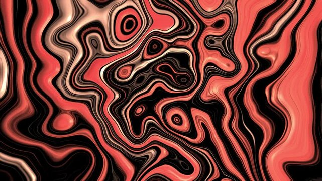 Liquid Fractual Motion Graphic Background 02