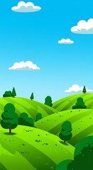 Obraz premium Sun-Kissed Hilltops