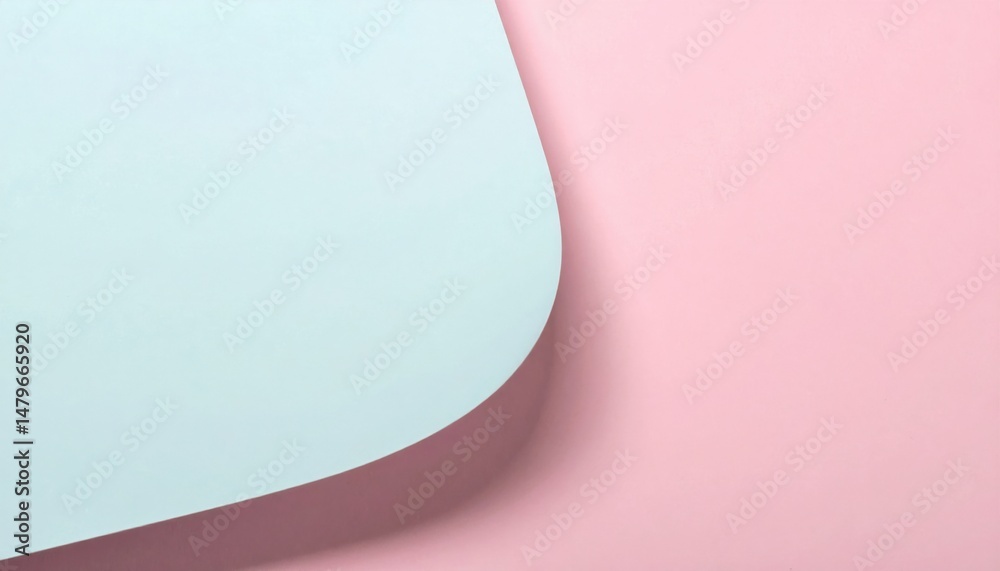 Poster soft curve interaction minimalist design image composition studio setting eye-level perspective mode
