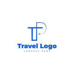 Elegant T P Logo for Tourism and Adventure