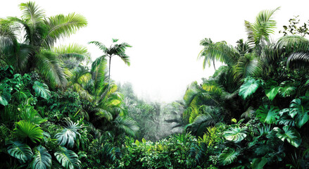 Lush Tropical Rainforest Ecosystem