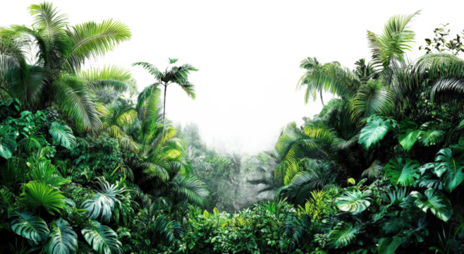 Lush Tropical Rainforest Ecosystem