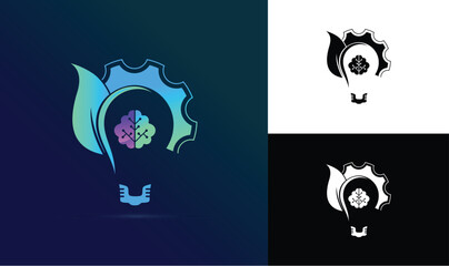 Eco-Logic Innovation – Sustainable Tech & Brainstorm Logo