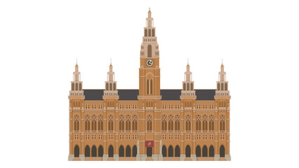 Majestic Vienna City Hall architectural masterpiece stunning detail intricate design