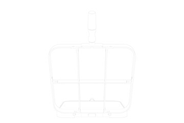 WIREFRAME LINE ART CAKE CUTTER SEPARATOR CAKE SPLITTER EQUALIZER SLICER KITCHEN, Grill Press for Making Toasted Sandwiches, Square Sandwich Iron, Metal and Wood Toaster for Outdoor Cooking on a PNG