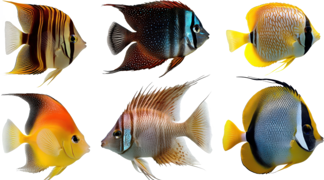 Colorful Tropical Fish Collection