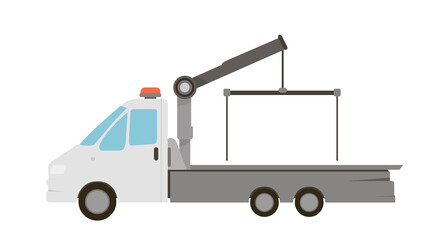 Powerful crane truck ready for action efficient logistics guaranteed