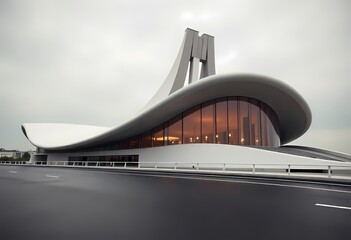 The city view shows a grand bridge architecture over the River Thames water under the blue sky with clouds