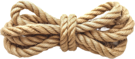 Close-up of a Thick Twisted Rope