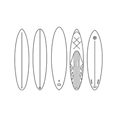 minimalist paddleboard illustration on smooth water vector art