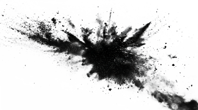 Abstract Ink Splatters and Explosions