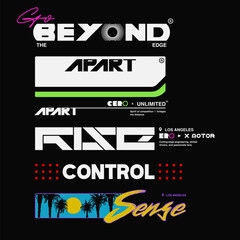 fake logo collection. modern sponsor decals. decorative logotype set