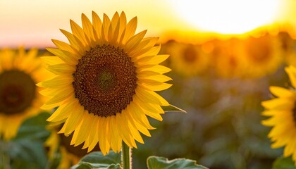 Fototapeta premium sunflower in the field