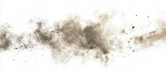 PNG Particles cloud sand dust.