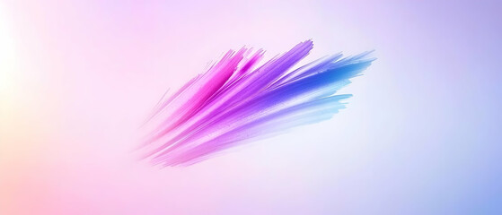 Obraz premium Abstract Colorful Paint Brush Stroke Design