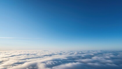 Naklejka premium Blue Sky Background Serene Views for Creative Projects