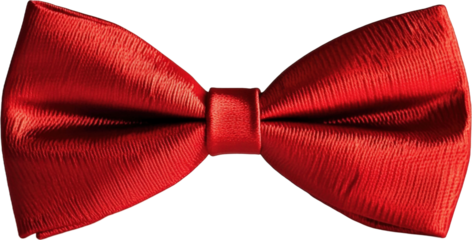 Elegant Red Bow Tie for Formal Occasions