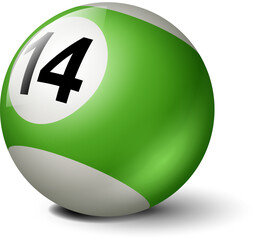 Billiard Fourteen Ball
