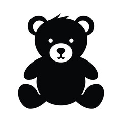 Obraz premium Teddy Bear Outline Clipart Plush Toy Design