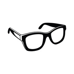 Fototapeta premium Sunglass Silhouette Drawing Vector Art