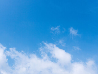 Obraz premium 5月 昼の青空と雲93