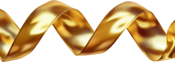 Golden Spiral Ribbon Design