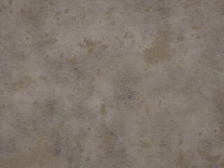 Abstract cement surface with a mix of brown and gray tones, showing weathered stains and uneven textures.