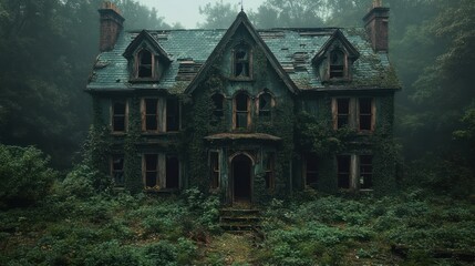 Abandoned House in the Woods