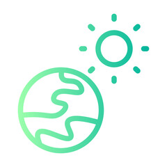 earth gradient icon