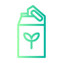 eco fuel gradient icon