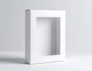 Design White Box Packaging Mockup