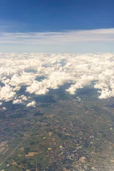 aerial view of the clouds © PatinyaS.