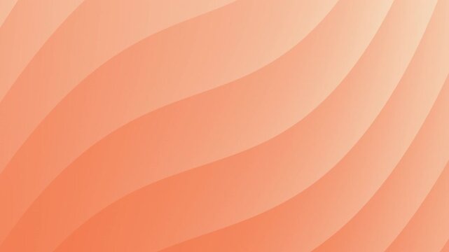 Soft peach waves form a smooth, abstract background pattern with gentle gradients, Abstract texture Gradient motion Background animation.