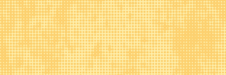Eggshell texture grainy background. Retro halftone effect print. Trendy vector banner.