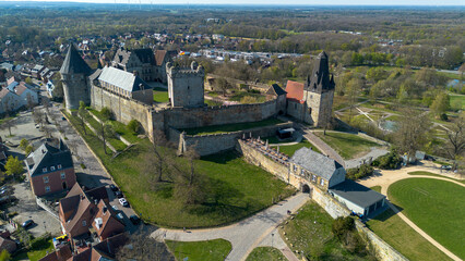 Bad Bentheim, Burg Bentheim, Grafschaft, Drohnenaufnahmen