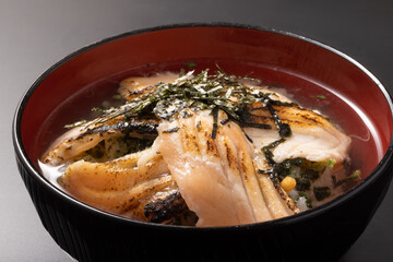 鮭ハラスの茶漬け