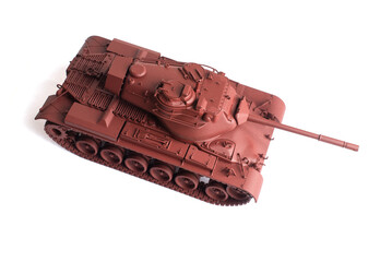 Scale model of old vehicle