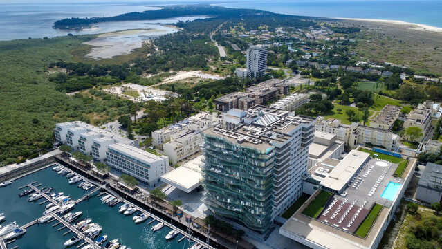 vista drone troia setubal, vista aerea