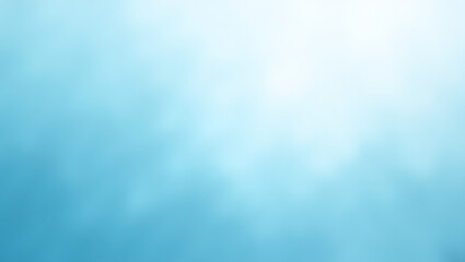 Abstract blue gradient background with soft and gentle light effects for designs