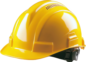 Bright Yellow Safety Hard Hat