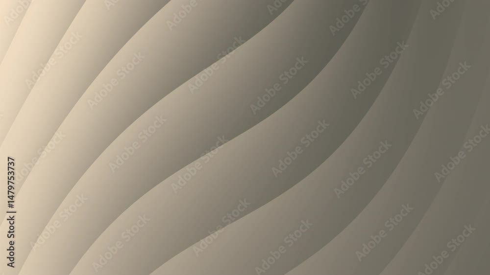 Poster abstract smooth curved beige lines create a modern, minimalistic wave pattern background, abstract t