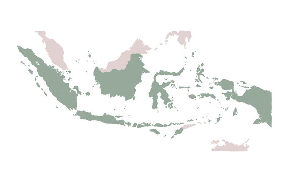 Indonesia map tourism 