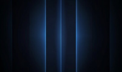 Obraz premium Dark Background with Blue Vertical Lines