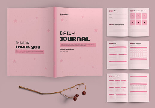 Productivity Journal Planner Template