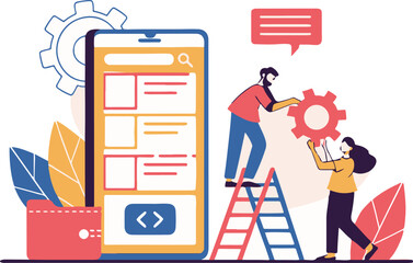 Mobile App Development and UIUX Design Process
