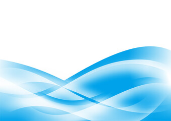 MODERN LIGHT BLUE WHITE WAVE ABSTRACT BACKGROUND