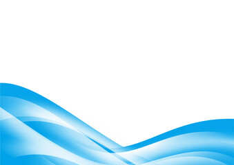 LIGHT BLUE WHITE WAVE ABSTRACT BACKGROUND